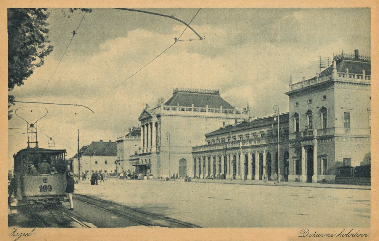 Glavni kolodvor oko 1915.-1920. godine